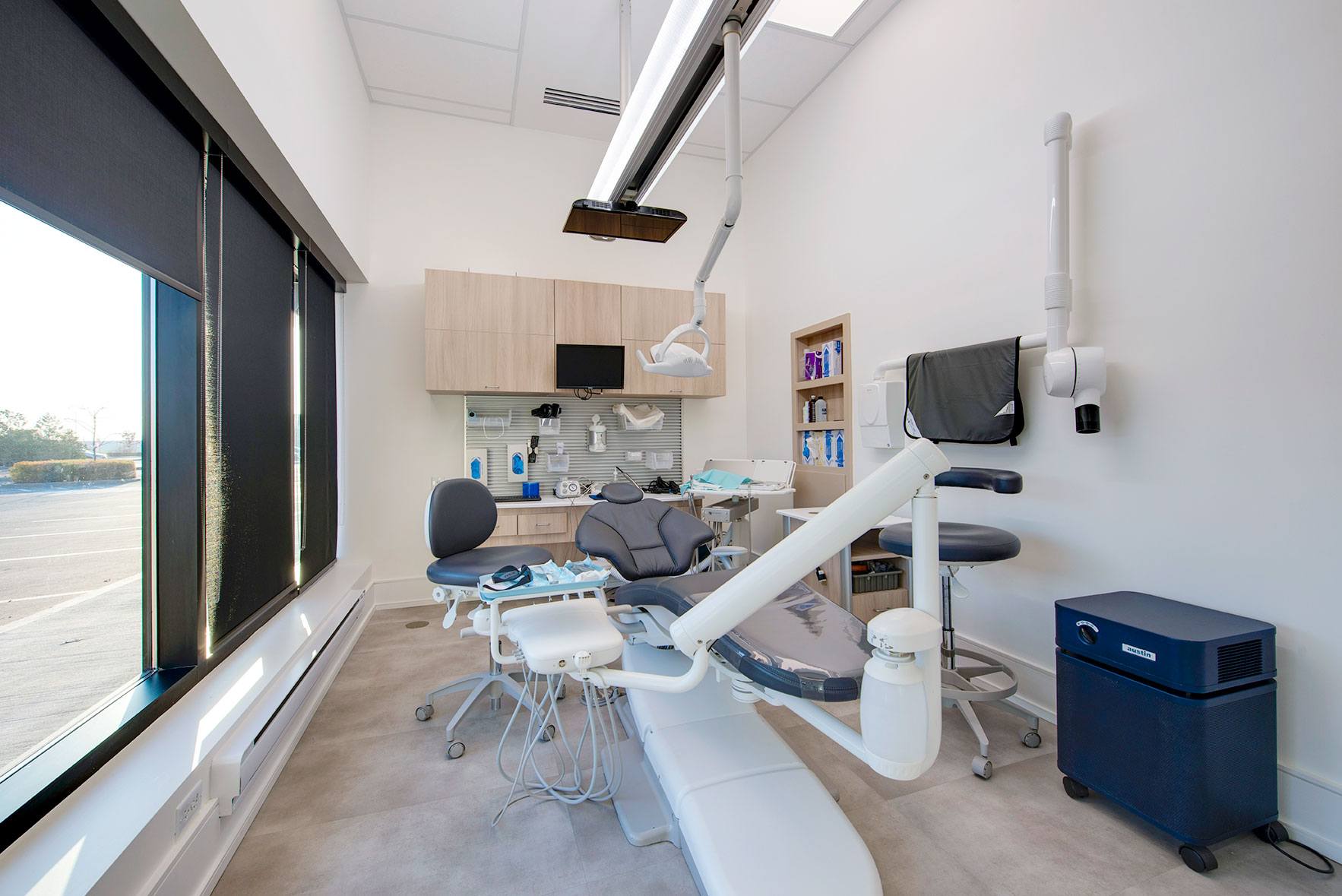 Treatment suite with modern equipment